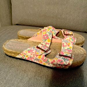 Love Shack Fancy x Menebi espadrille slide